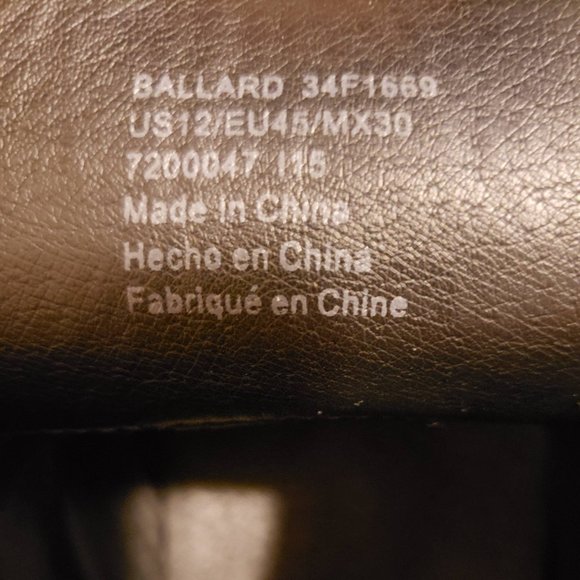 Calvin Klein Ballard Chukka Leather Boot NEW 12M - Picture 3 of 3